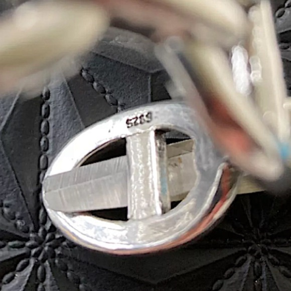 Sterling Silver Mariner Coffee Bean Bangle Cuff Bracelet - Picture 10 of 11